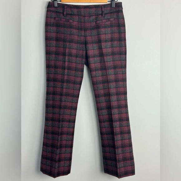 L.L. Bean Vintage Signature 100% wool plaid pants Size 2P - Picture 1 of 10